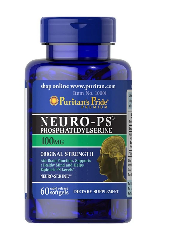 Фосфатидилсерин Puritan's Pride Neuro-Ps (Phosphatidylserine) 100 mg 60 Softgels Puritans Pride (255337354)