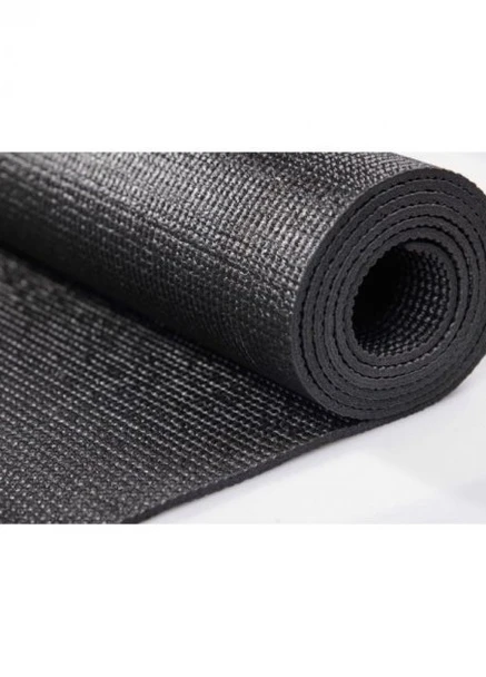 Килимок для йоги Yoga Mat Total Black чорний 80x61x0.4см LS3231-04blk LiveUp (256501313)