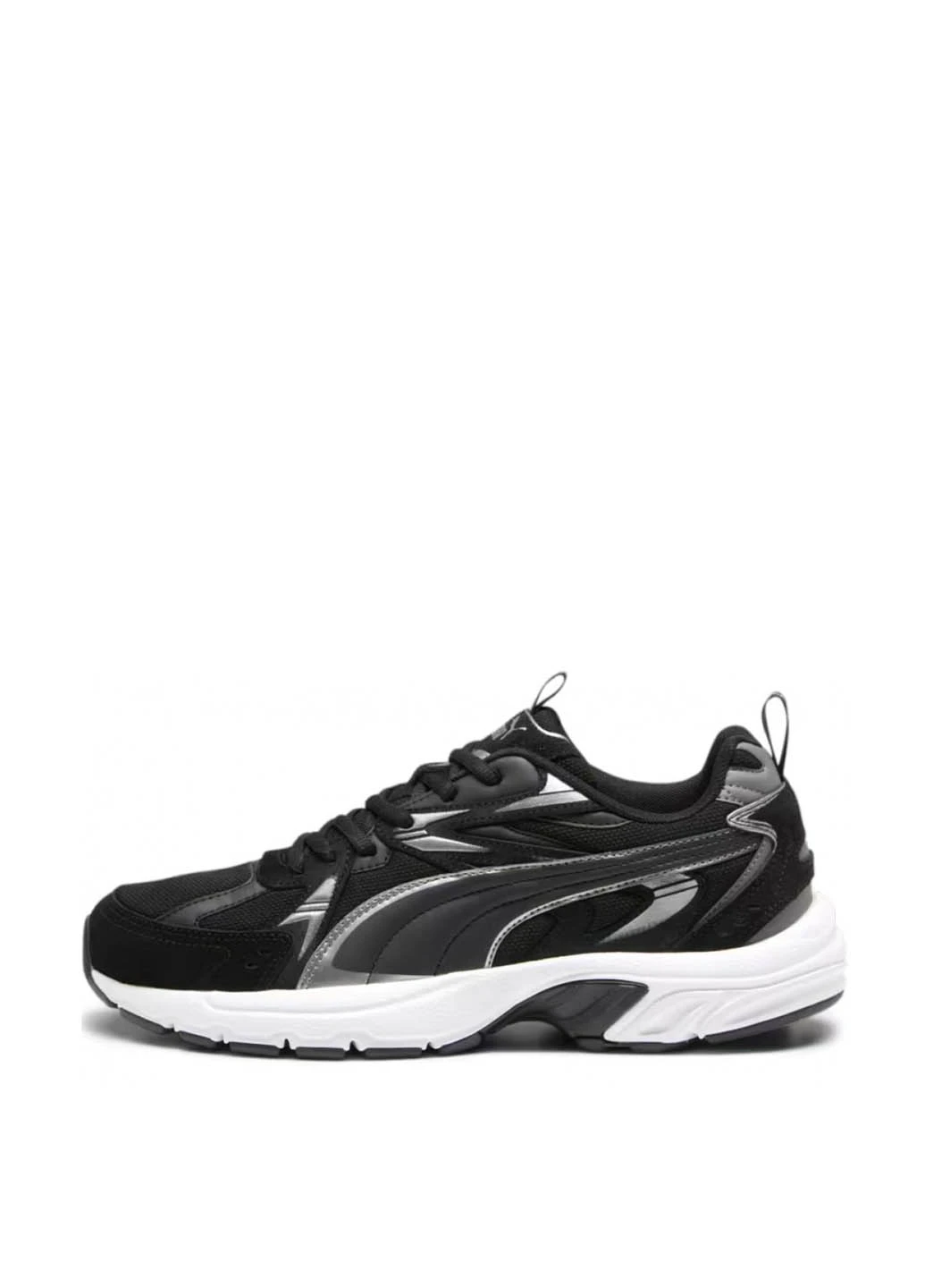 Черные демисезонные кроссовки Puma Milenio Tech Suede