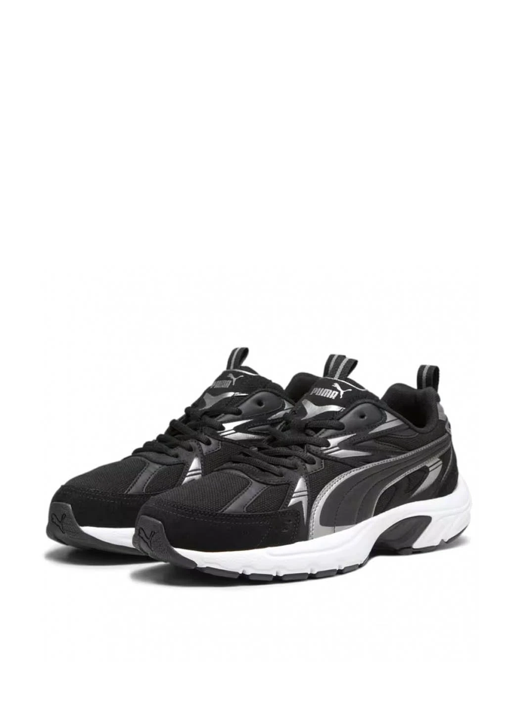 Черные демисезонные кроссовки Puma Milenio Tech Suede