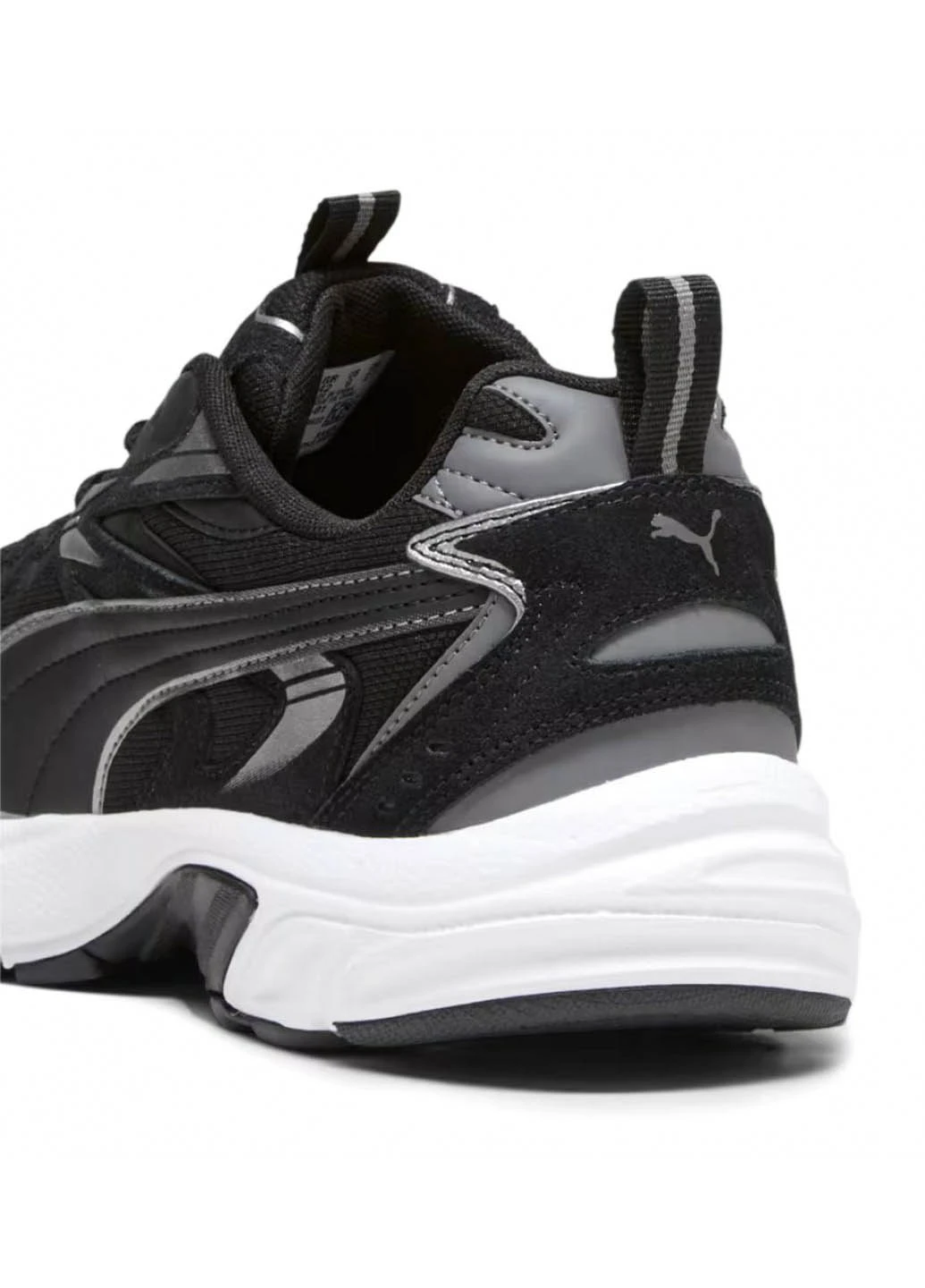 Черные демисезонные кроссовки Puma Milenio Tech Suede