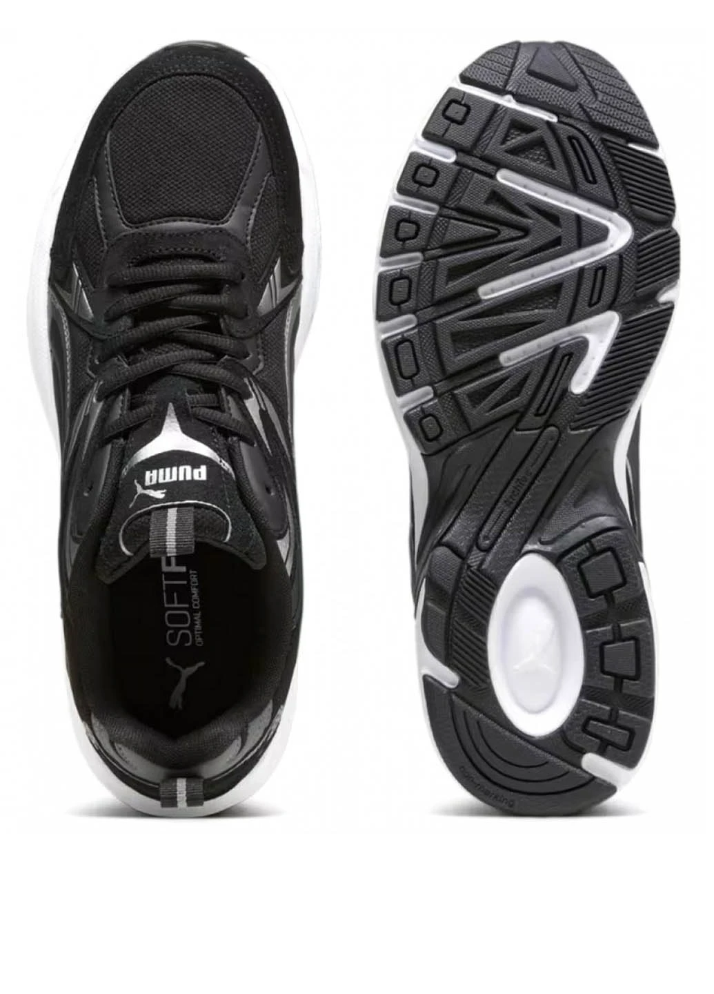 Черные демисезонные кроссовки Puma Milenio Tech Suede