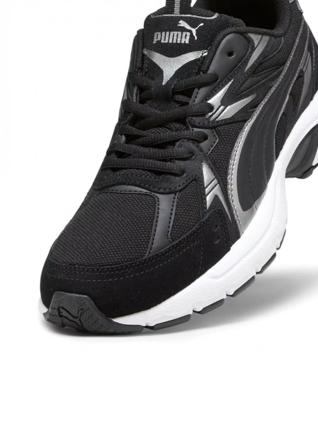 Черные демисезонные кроссовки Puma Milenio Tech Suede