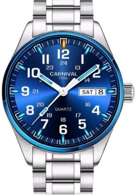 Мужские часы Millenium с тритиевой подсветкой кварцевые классические Carnival (229041426)