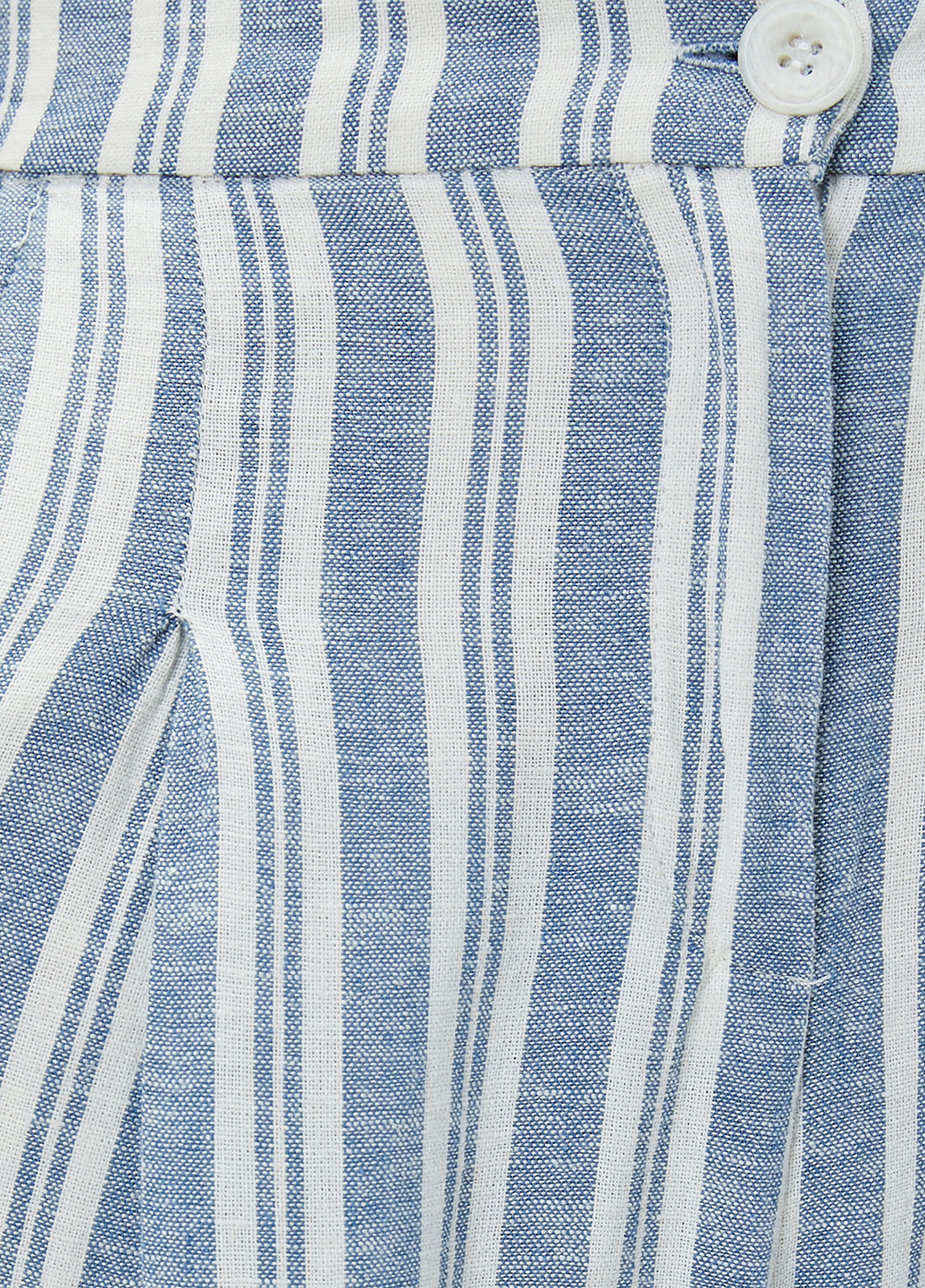 Светло-синие кэжуал летние палаццо брюки KOTON