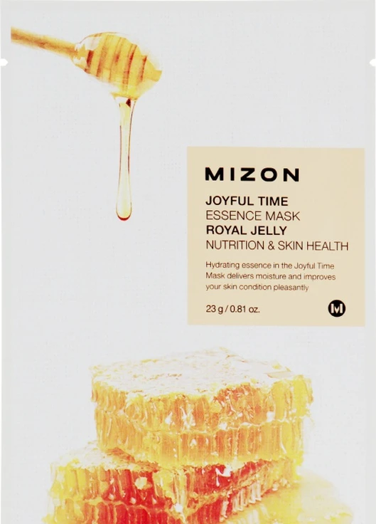 Тканинна маска для обличчя Joyful Time Essence Mask Royal Jelly з екстрактом маточного молочка 23 г Mizon (248204460)