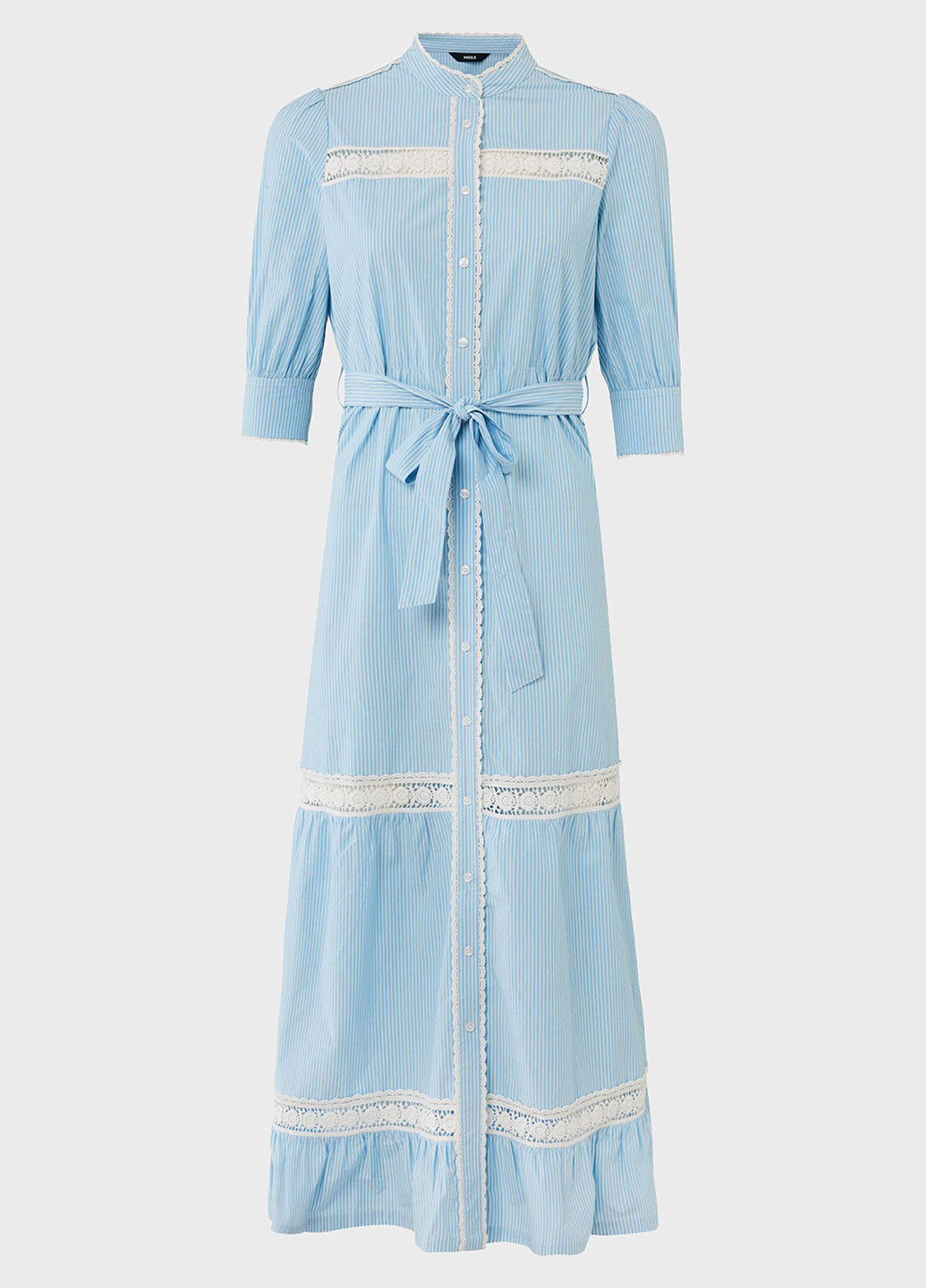 Блакитна кежуал сукня Mexx в смужку