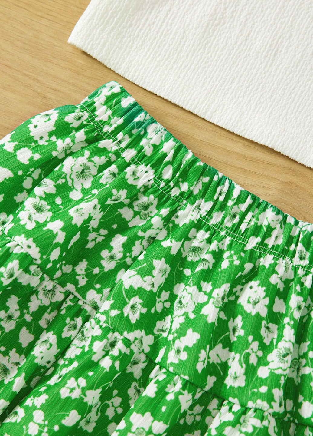 Комбінований літній костюм (майка, спідниця) SHEIN