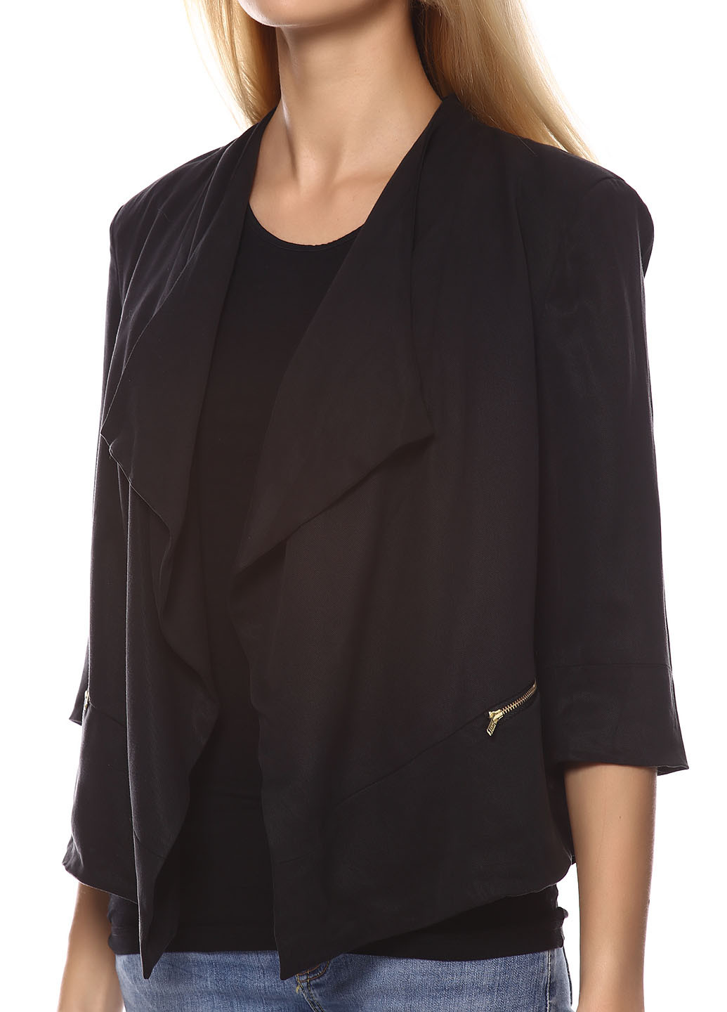 Черный женский жакет Selected - демисезонный