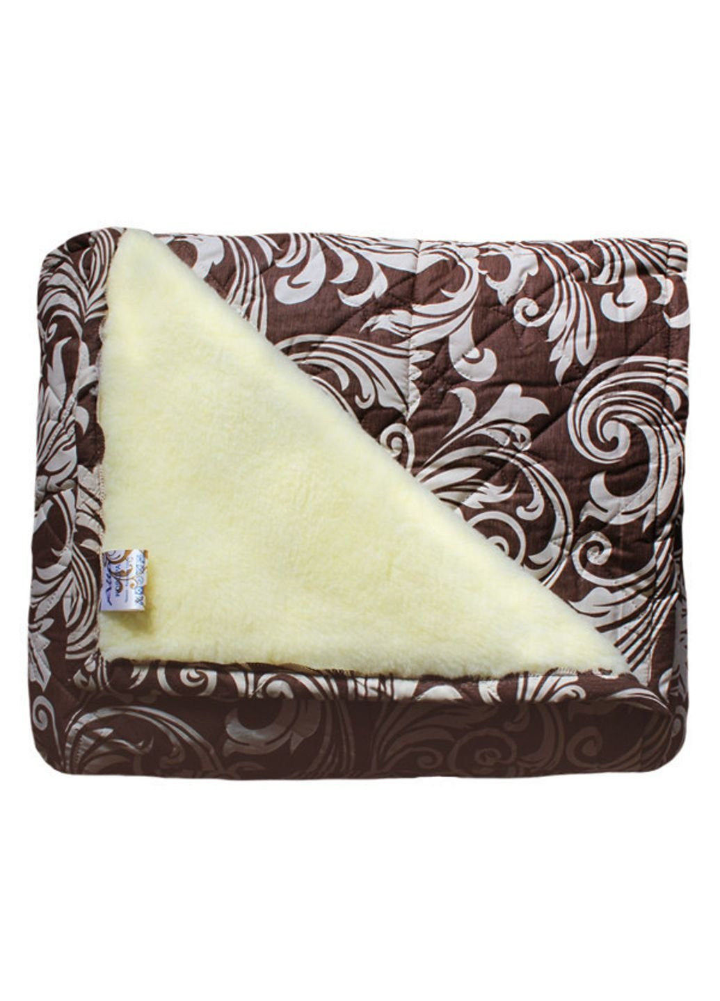 Одеяло ОТКРЫТОЕ овечья шерсть (Поликоттон) Двуспальное 180х210 1017 Moda (253613120)