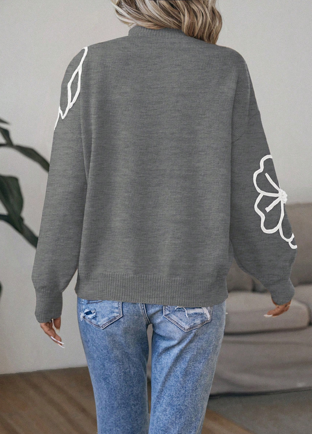 Сірий демісезонний джемпер джемпер SHEIN