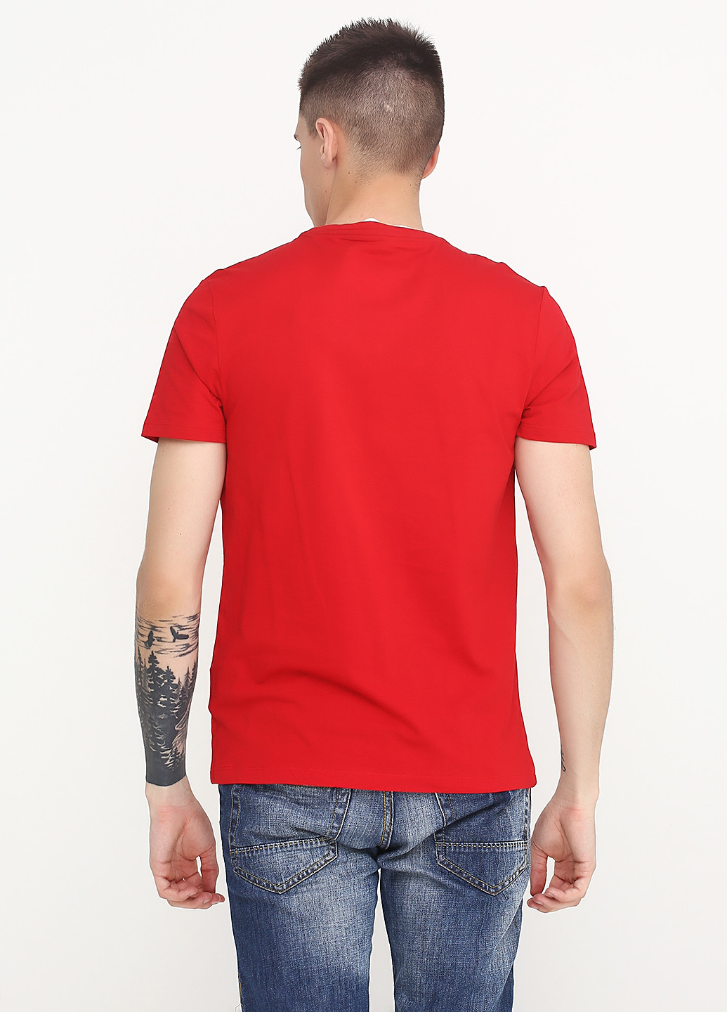 Красная летняя футболка Angelo Litrico (C&A)