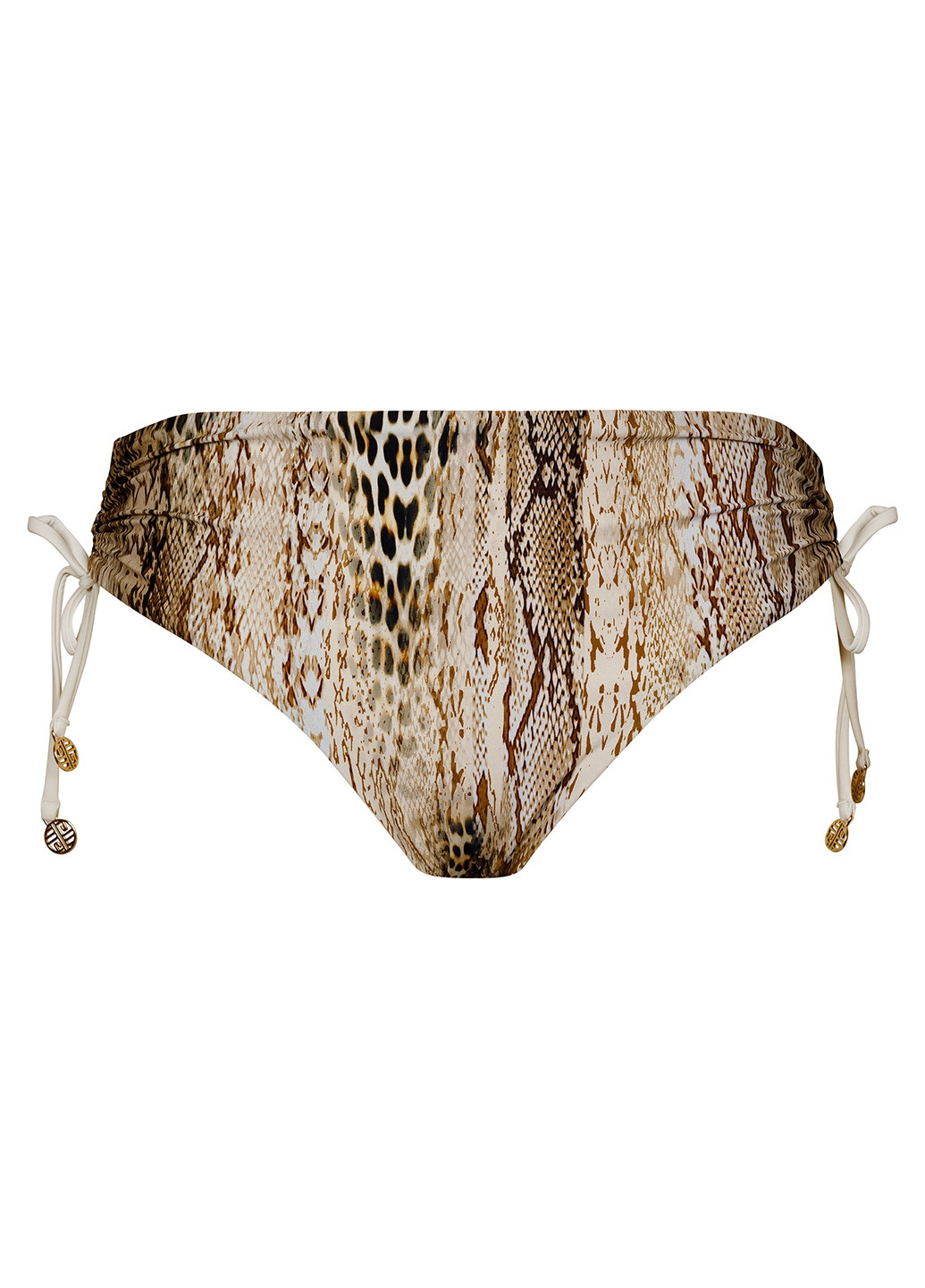 Коричневые купальные трусики-плавки змеиный Marc & André