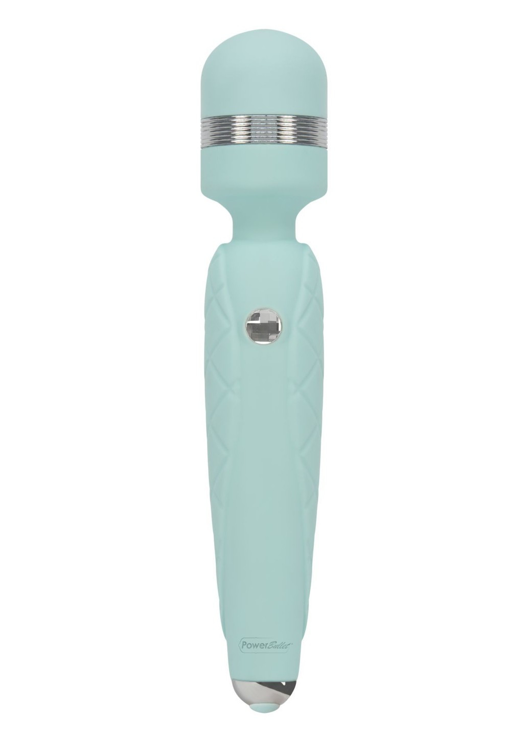Розкішний вібромасажер - Cheeky Teal з кристалом Swarovsky, плавне підвищення потужності Pillow Talk (254551174)