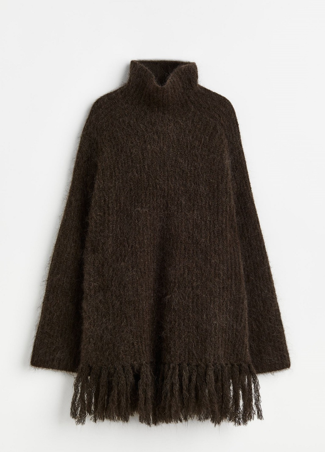 Темно-коричневый демисезонный свитер H&M
