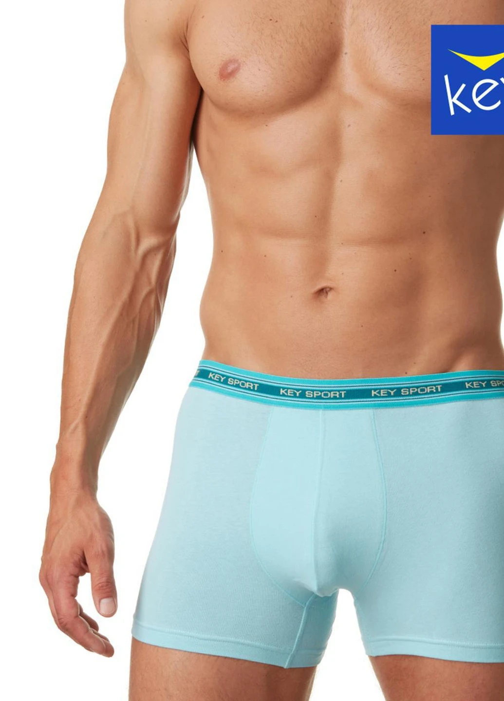 Труси-шорти чоловічі XXL бірюзовй MXH 236 A22 Key (254321147)