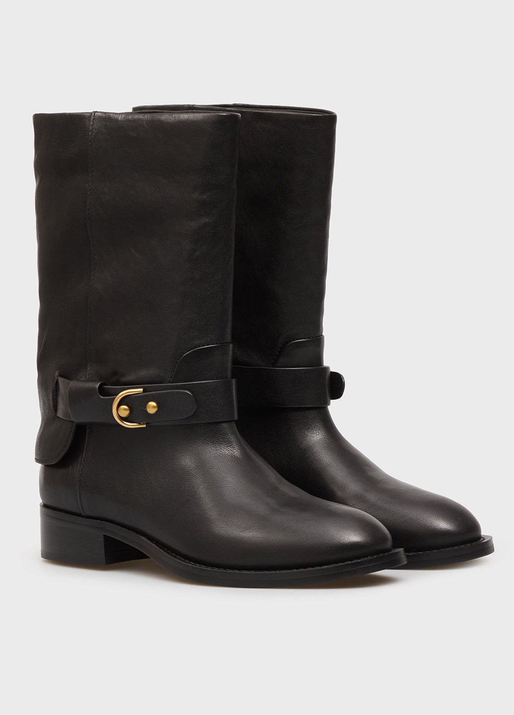 Черные осенние полусапоги PRPY