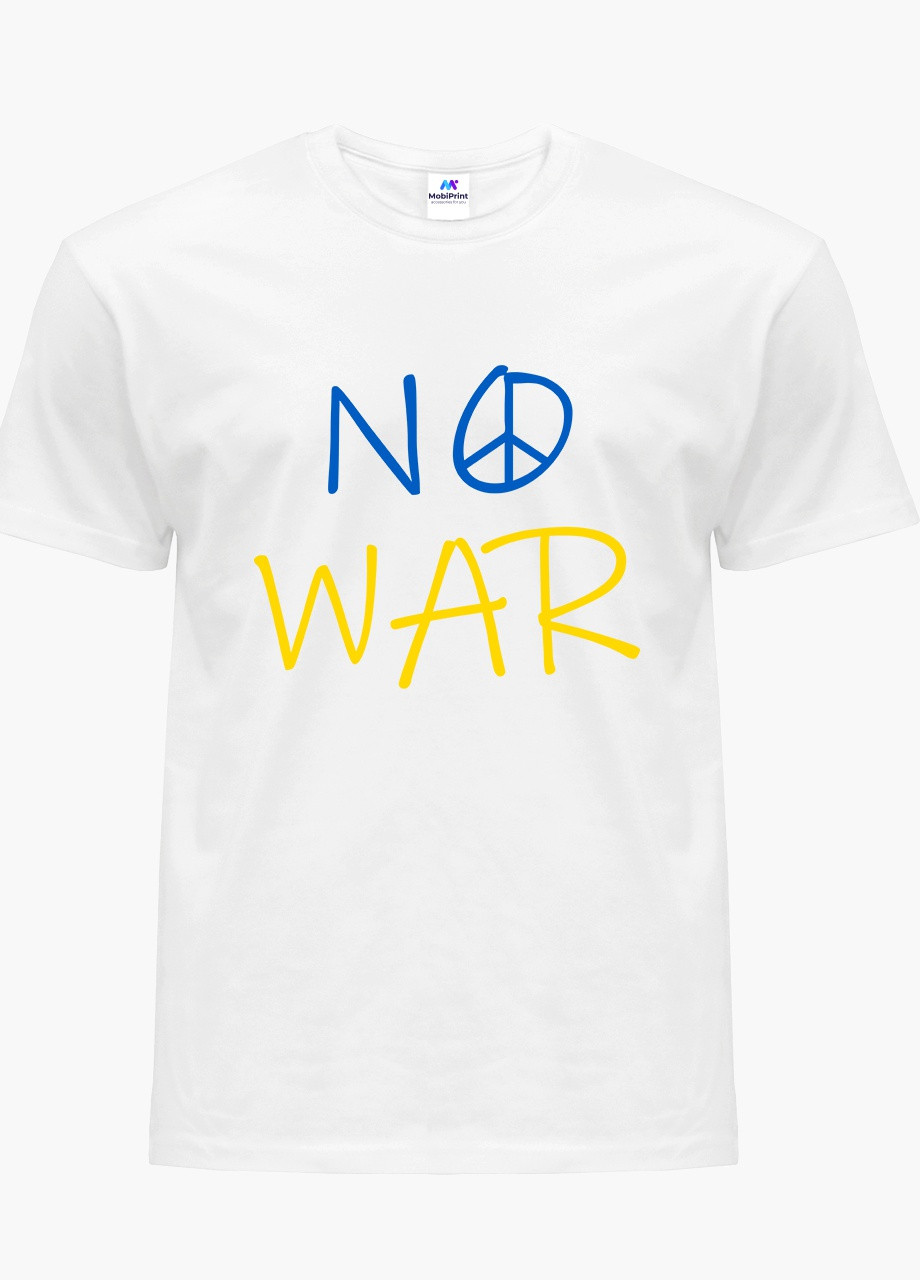 Футболка жіноча Ні війні (No War) Білий (8976-3703) S MobiPrint - (252856495)