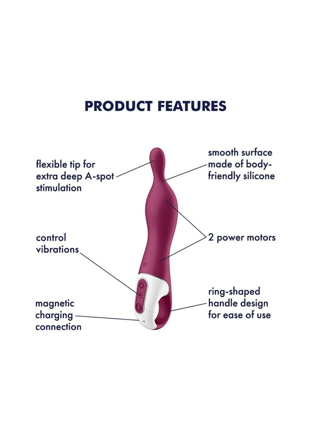 Вибратор для точки А A-Mazing 1 Berry Satisfyer (254785149)