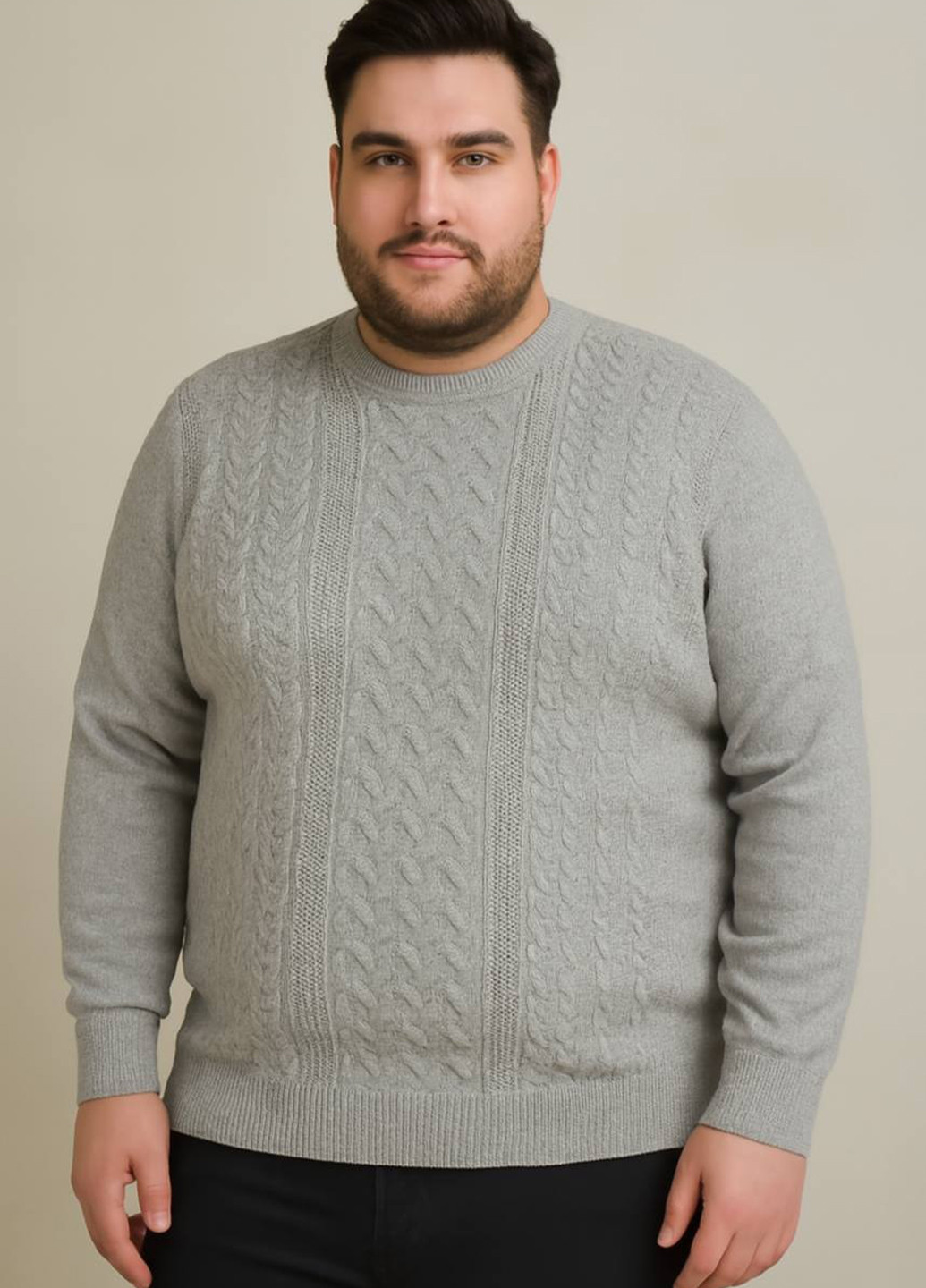 Серый зимний джемпер джемпер Roundtree & Yorke