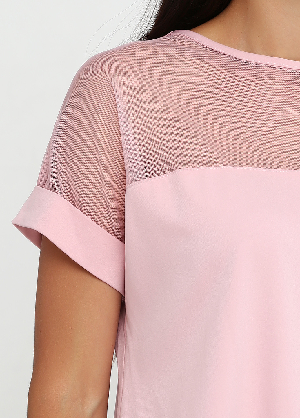 Розовая летняя блуза ZUBRYTSKAYA