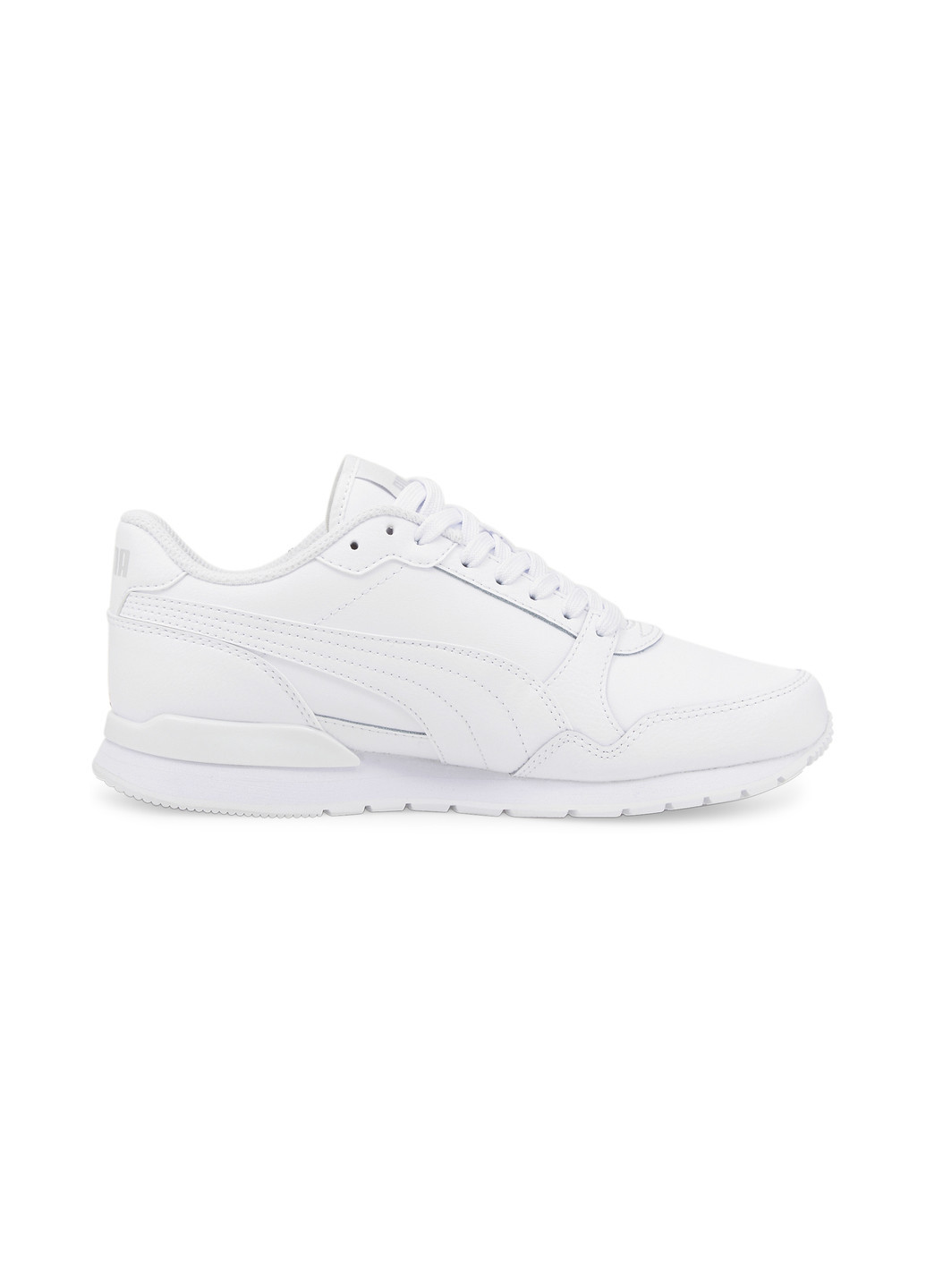 Белые детские кроссовки st runner v3 leather youth trainers Puma