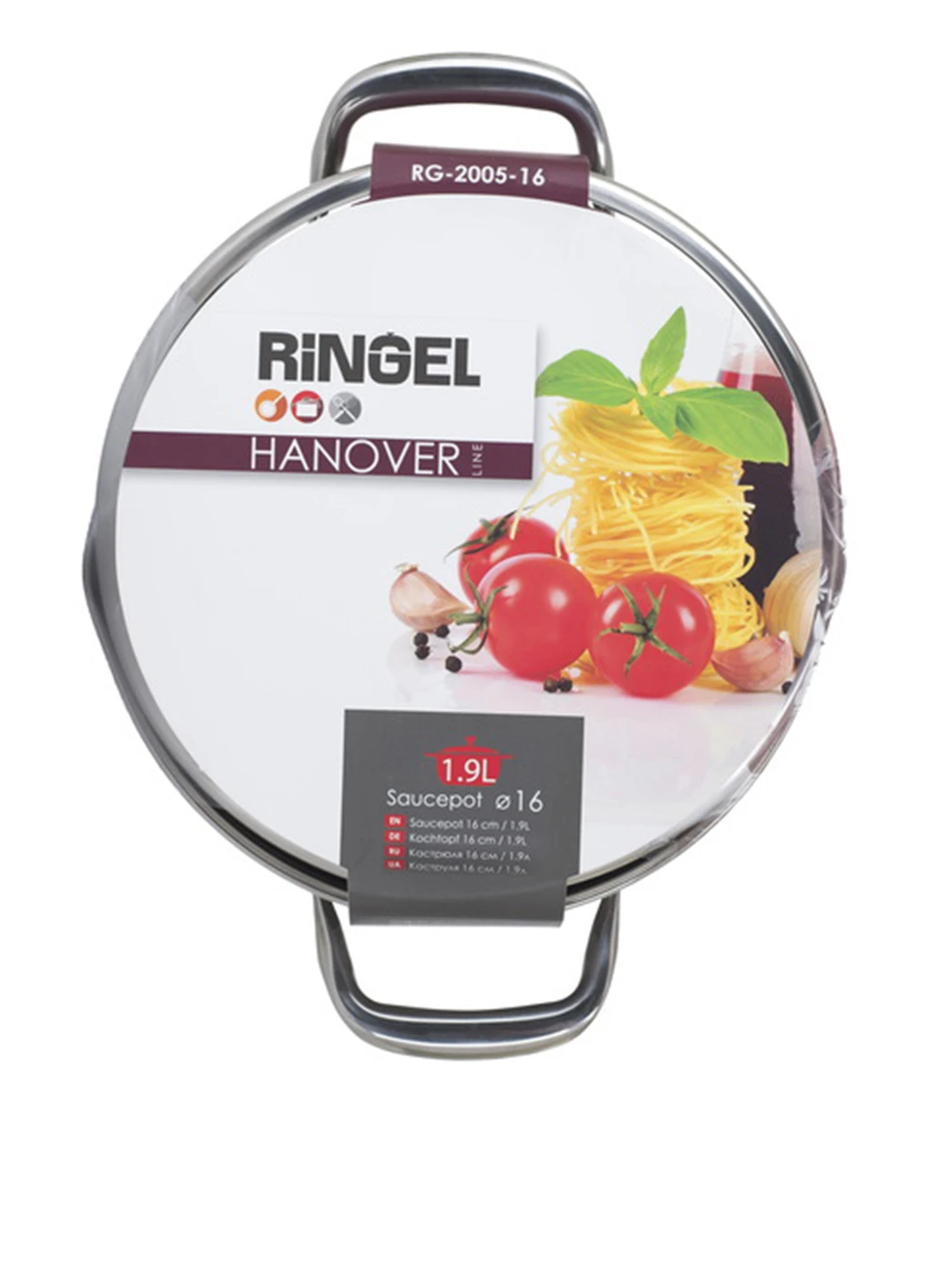 Каструля з кришкою, 1,9 л Ringel (107628836)