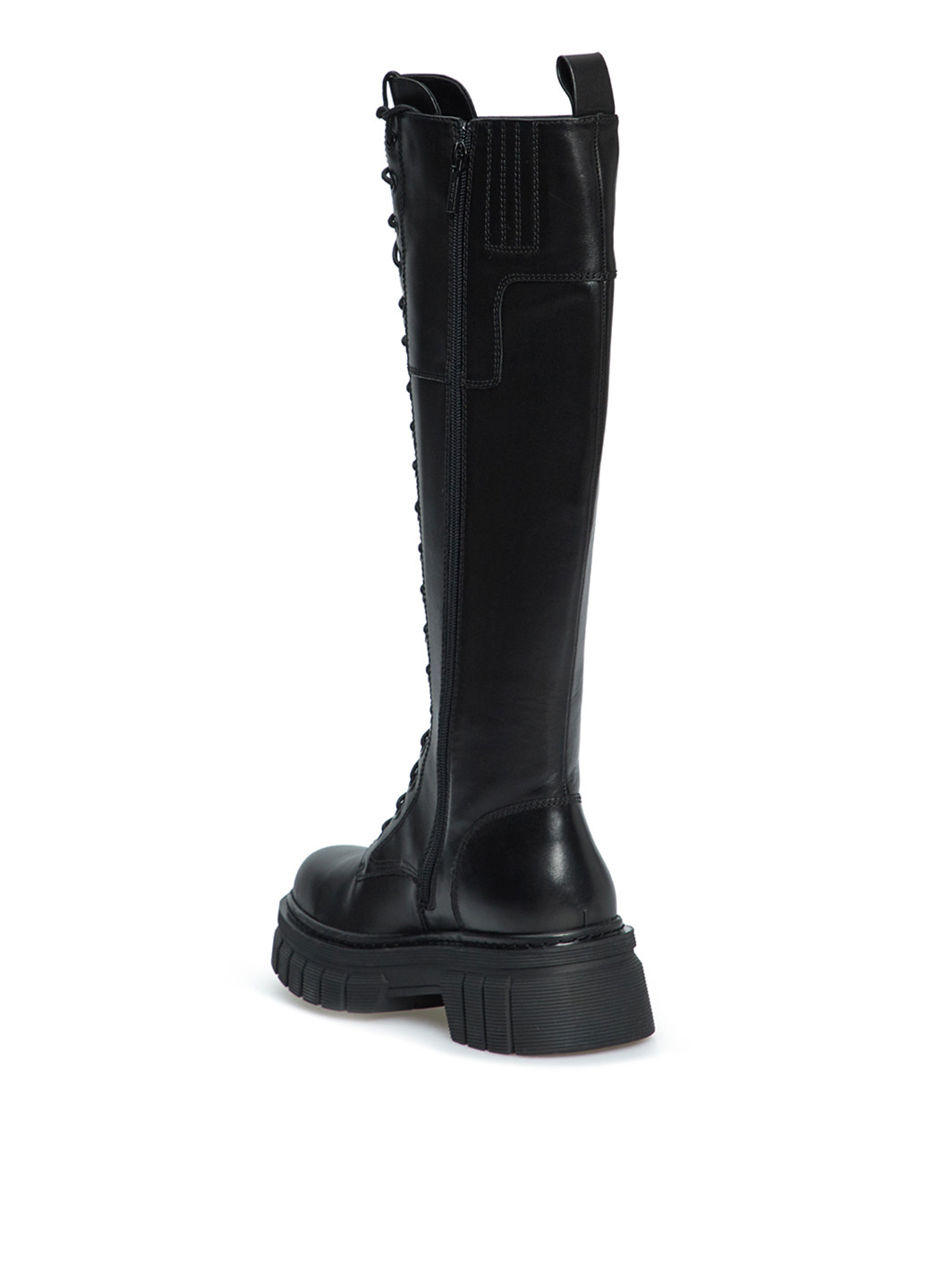 Зимние сапоги ботфорты PRPY со шнуровкой