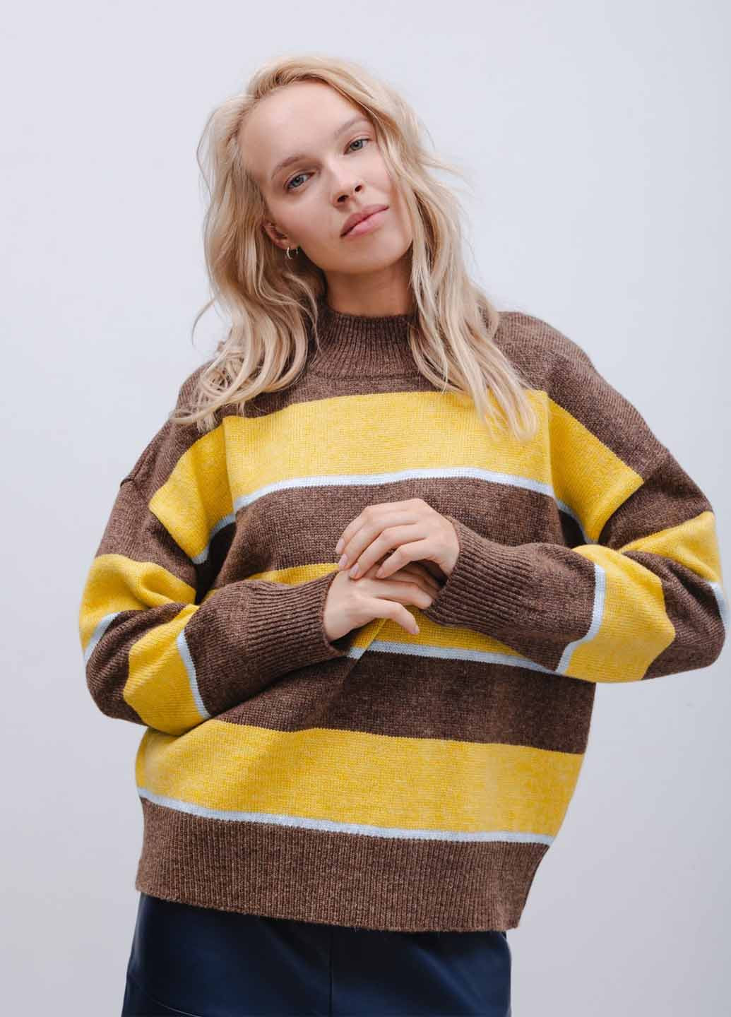 Коричневый демисезонный джемпер джемпер Fashion