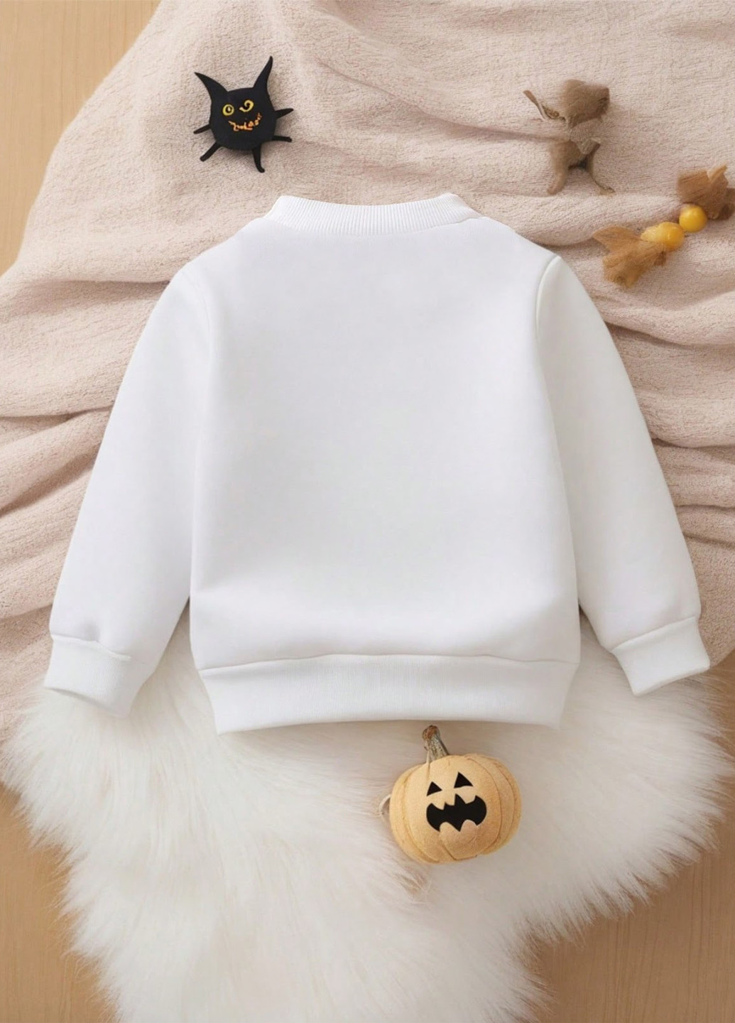 SHEIN свитшот рисунок белый кэжуал полиэстер, трикотаж