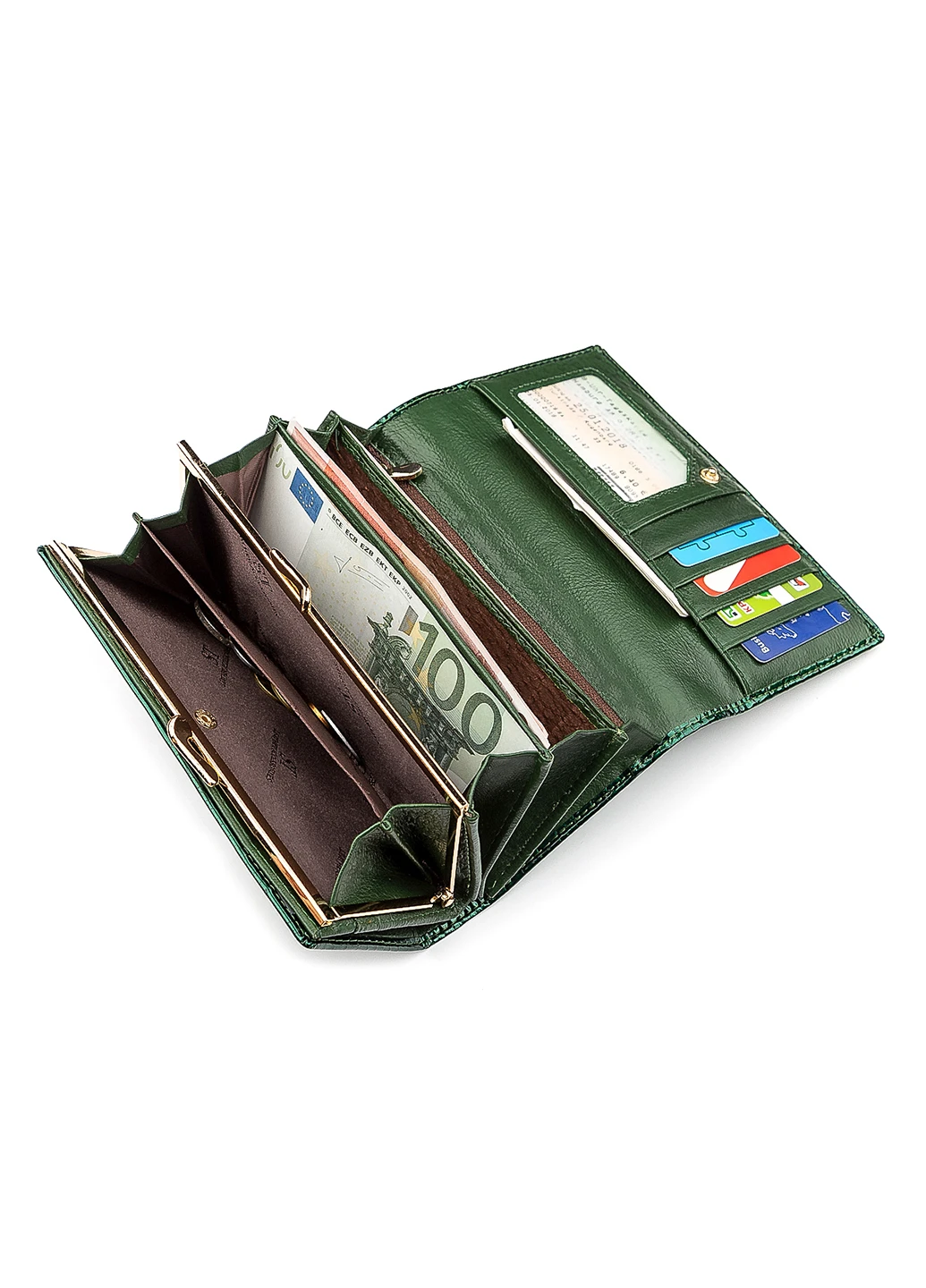Женский кожаный кошелек 18,5х9,5х3 см st leather (252127329)