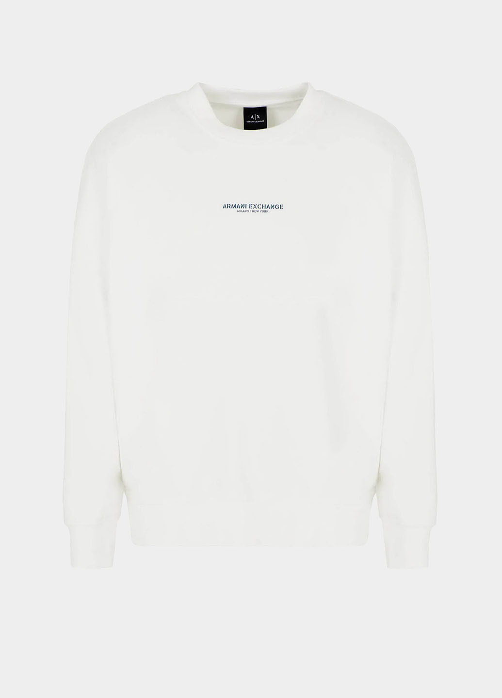 Білий світшот Armani Exchange логотип без декору (365697302)