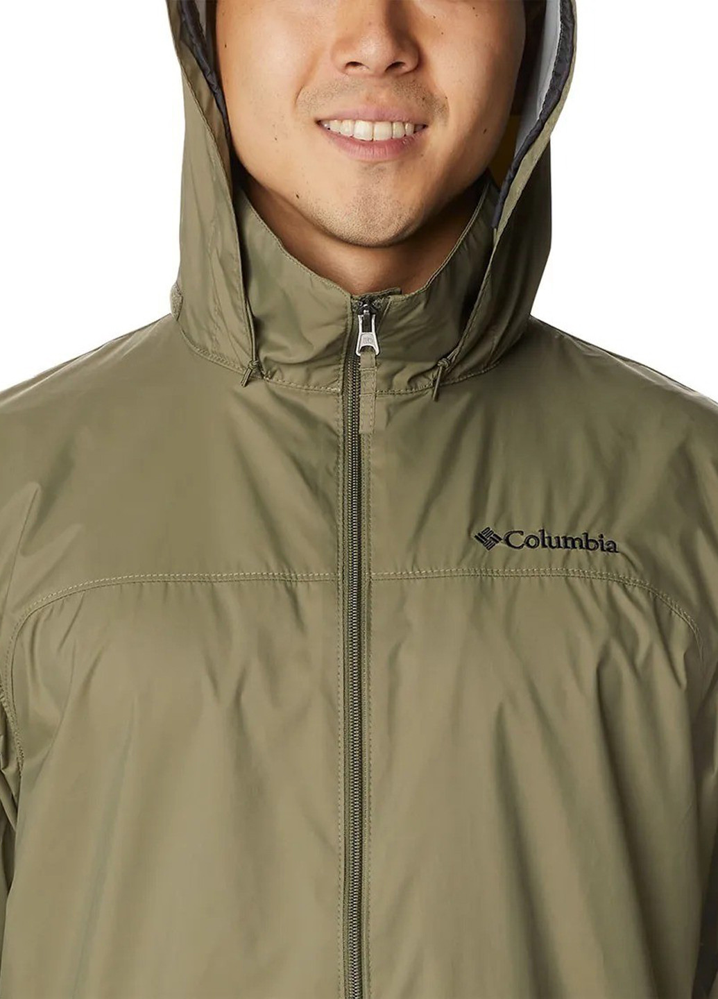 Оливкова (хакі) демісезонна вітровка Columbia