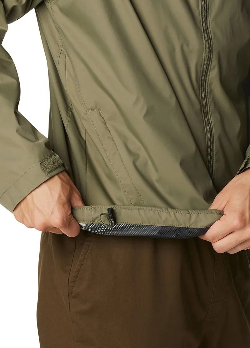 Оливкова (хакі) демісезонна вітровка Columbia