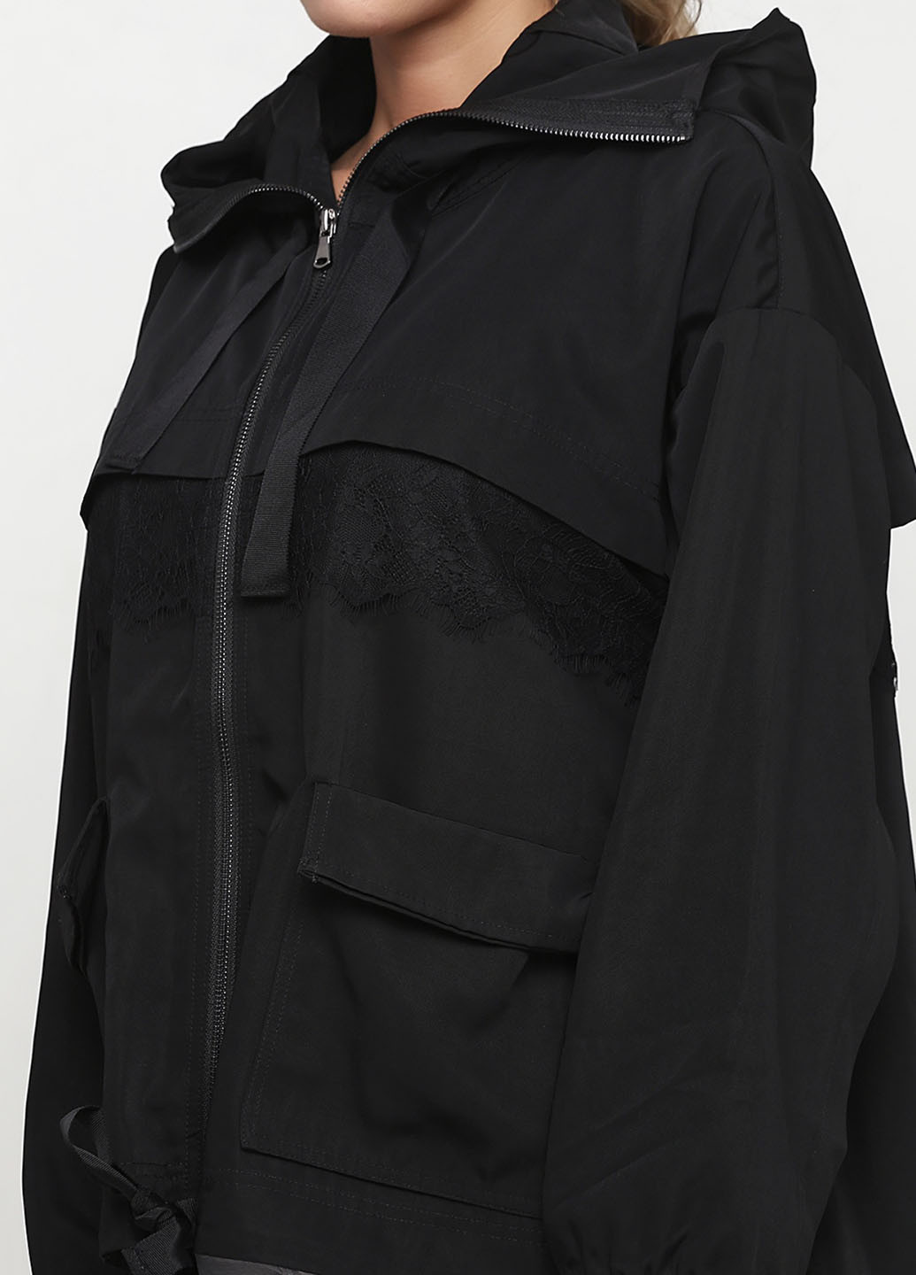 Черная демисезонная куртка NU DENMARK