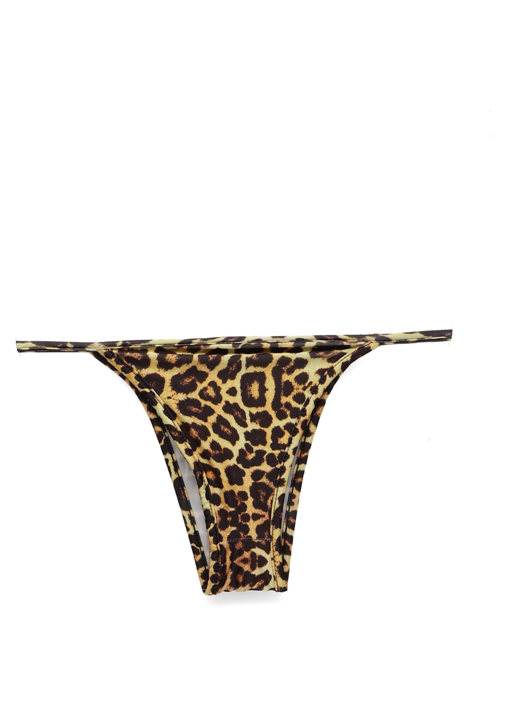 Коричневые купальные трусики леопардовый PrettyLittleThing