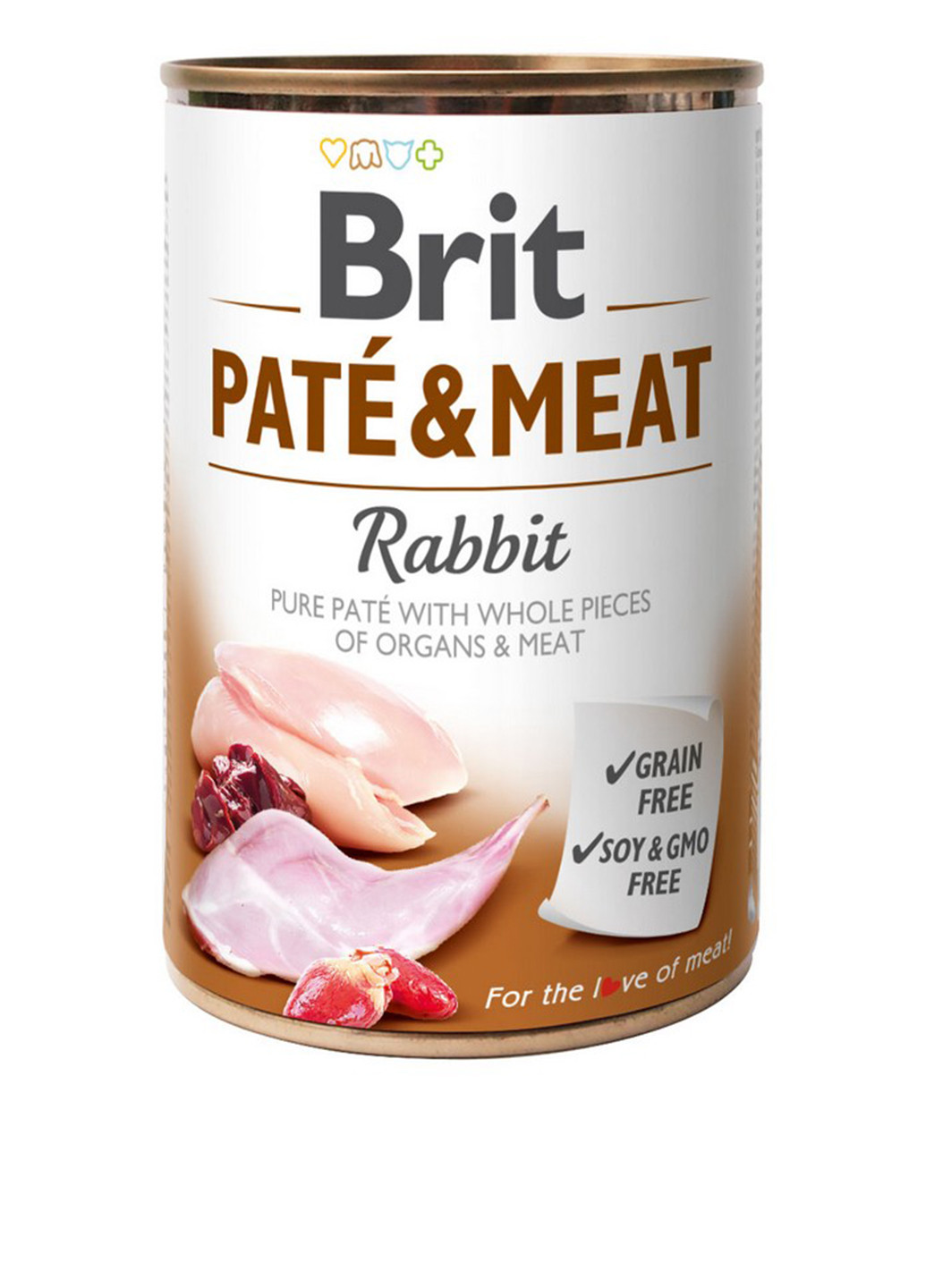 Мясные консервы Paté & Meat Dog с кроликом, 400 гр Brit Care (140597124)