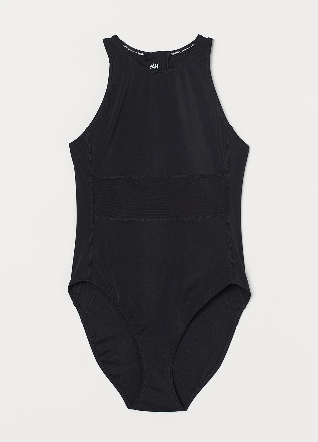 Чорний демісезонний купальник суцільний H&M