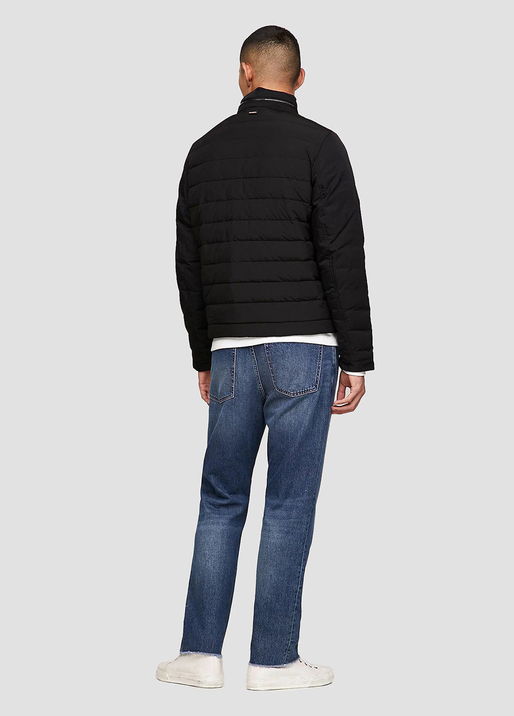 Черная демисезонная куртка Tommy Hilfiger