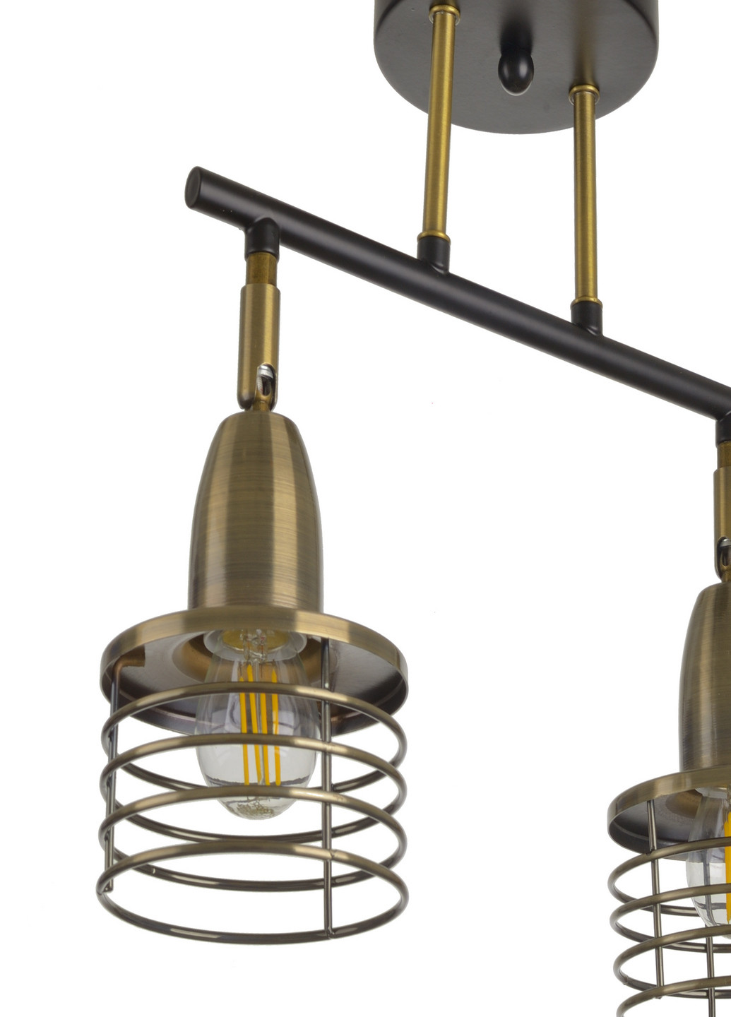 Светильник спот HTL-212/2 E27 AB/CH Brille (193196067)