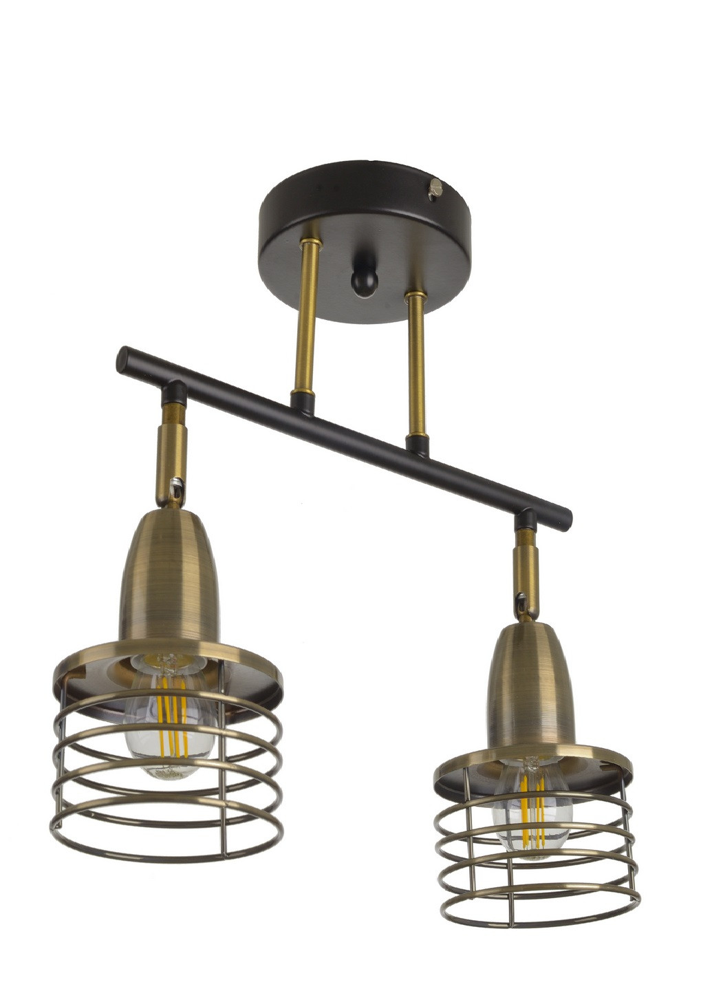 Светильник спот HTL-212/2 E27 AB/CH Brille (193196067)