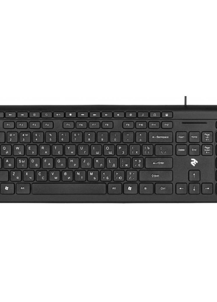 Клавиатура KM1020 Slim USB Black (-KM1020UB) 2E (208683918)