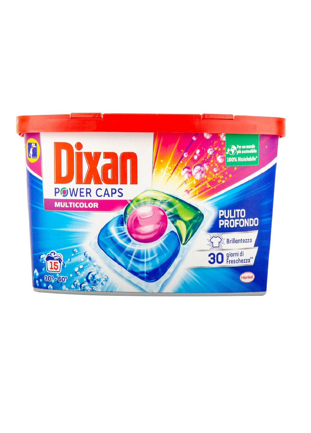 Гель-капсулы для стирки POWER MULTICOLOR 15 стирок Dixan (252882478)