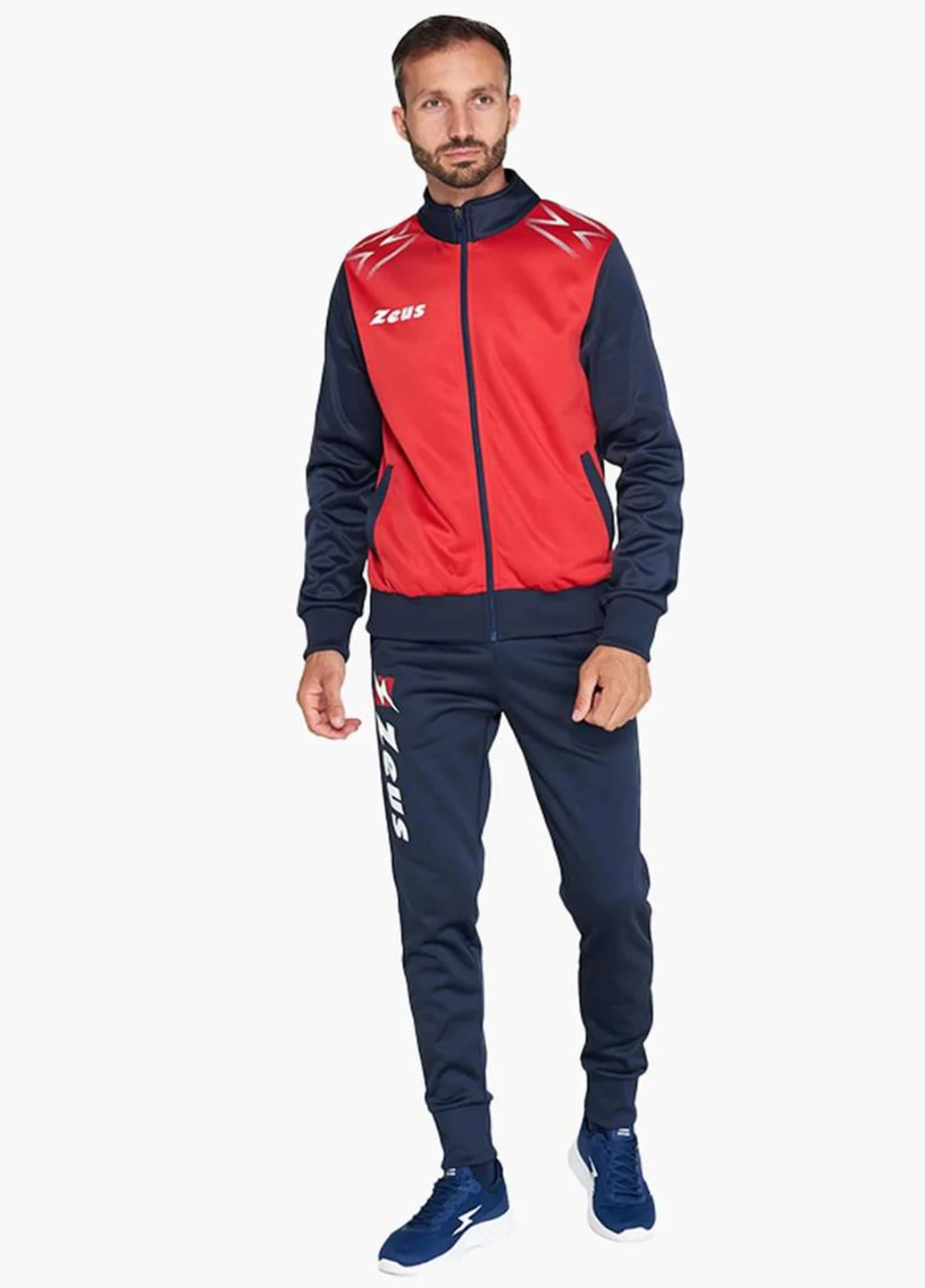 Костюм (олимпийка, брюки) Z01574 Zeus Tuta Easy Blue/Red (367049538)