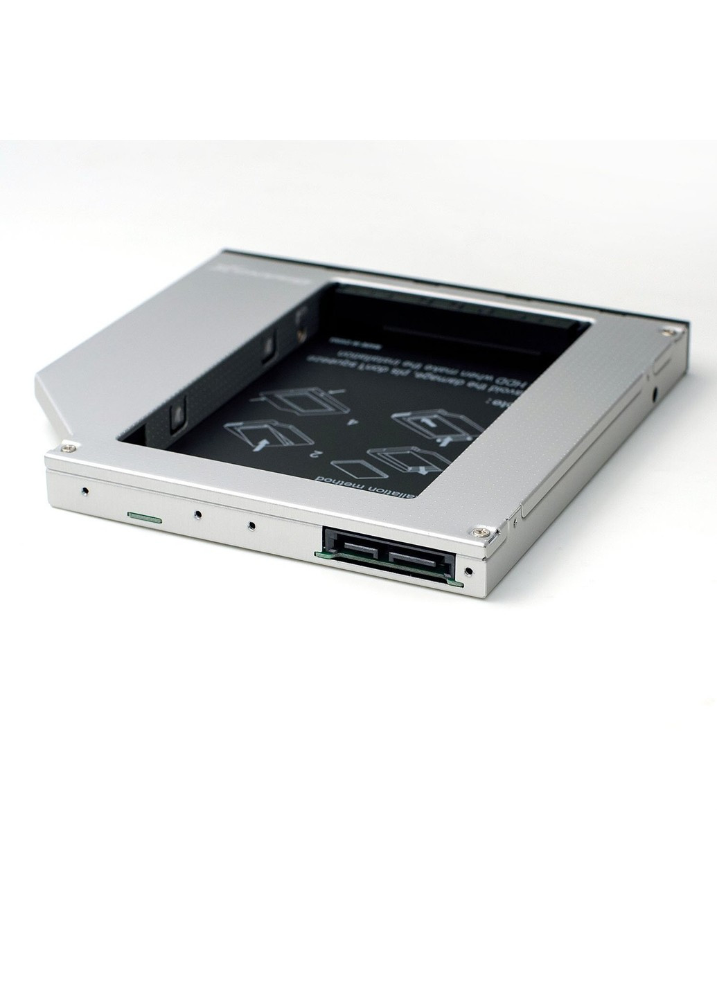 Адаптер підключення Grand - X HDD 2,5 ' 'у відсік приводу ноутбука SATA/SATA3 (HDC-25N) Grand-X (253839101)