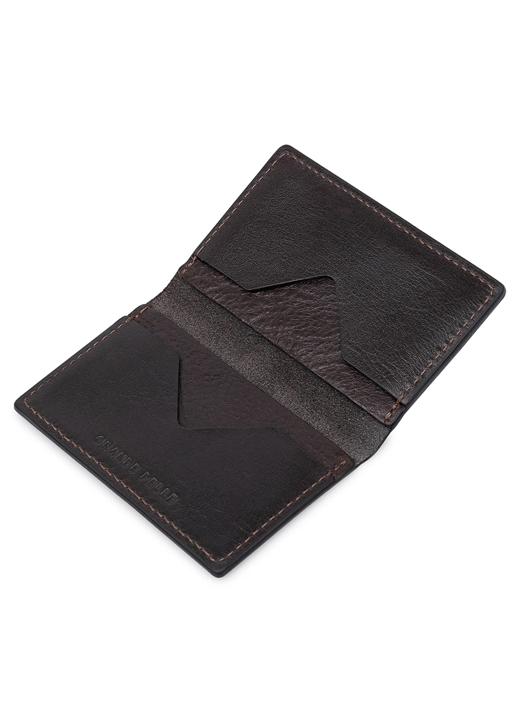 Кожаная визитница 6,5х10 см Grande Pelle (252416899)