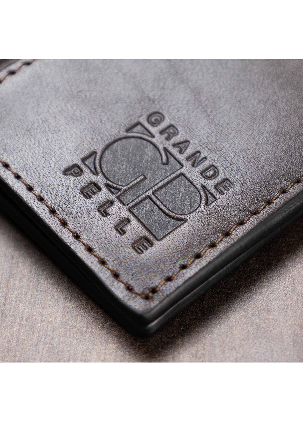 Кожаная визитница 6,5х10 см Grande Pelle (252416899)