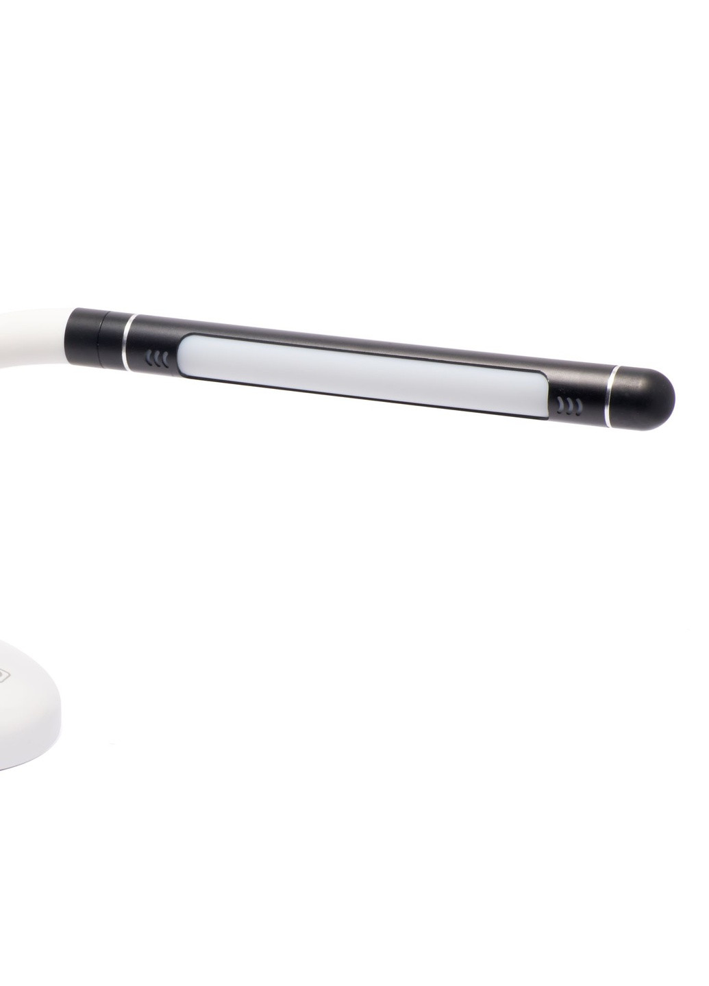 Настольная лампа светодиодная аккумуляторная лампа на гибкой ножке D-24 от сети и аккумулятора бело -черная Led (256550751)