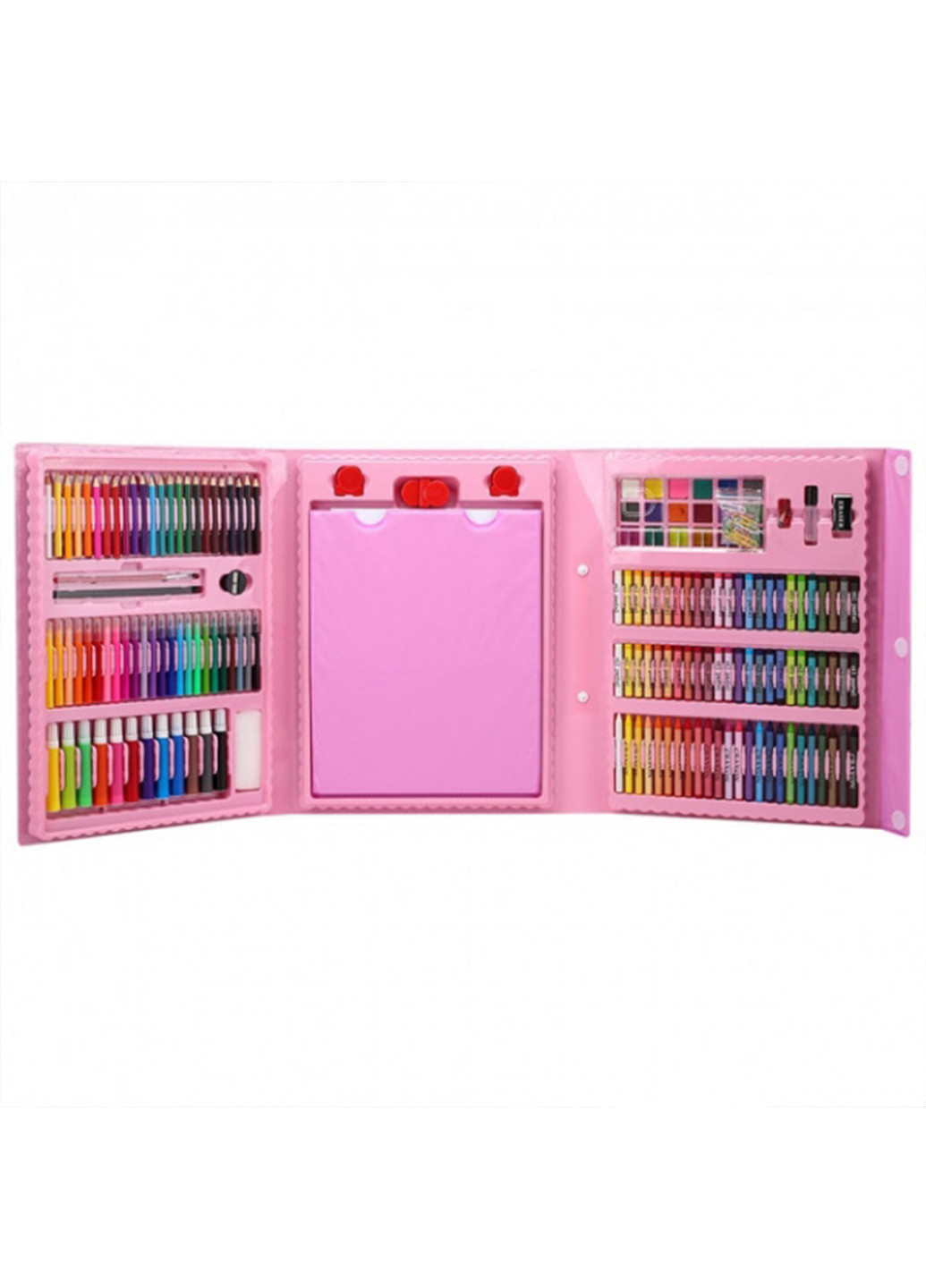 Набір для дитячої творчості у валізі з 208 предметів “Чемодан творчості” Рожевий Good Idea рожева