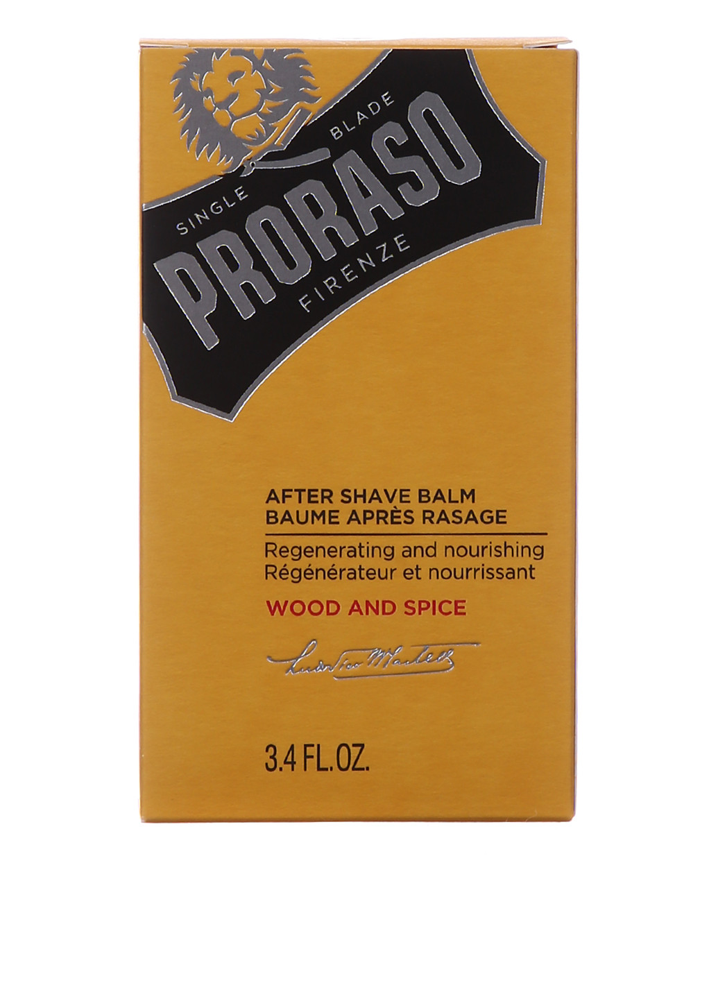 Бальзам после бритья Wood & Spice, 100 мл Proraso (165585380)